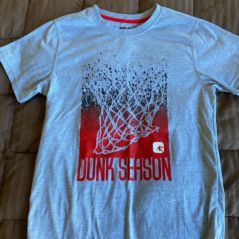 Gray Dunk Season Graphic Tee